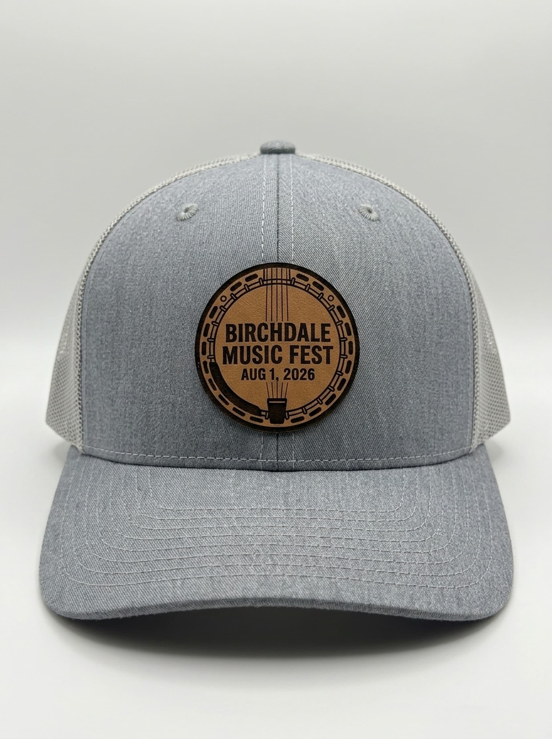 Birchdale Music Fest Banjo Round (Heather Grey/Light Grey)