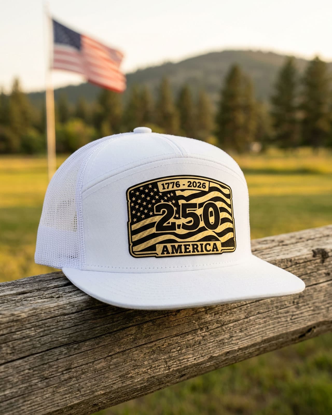 Flag 250 hat outdoors