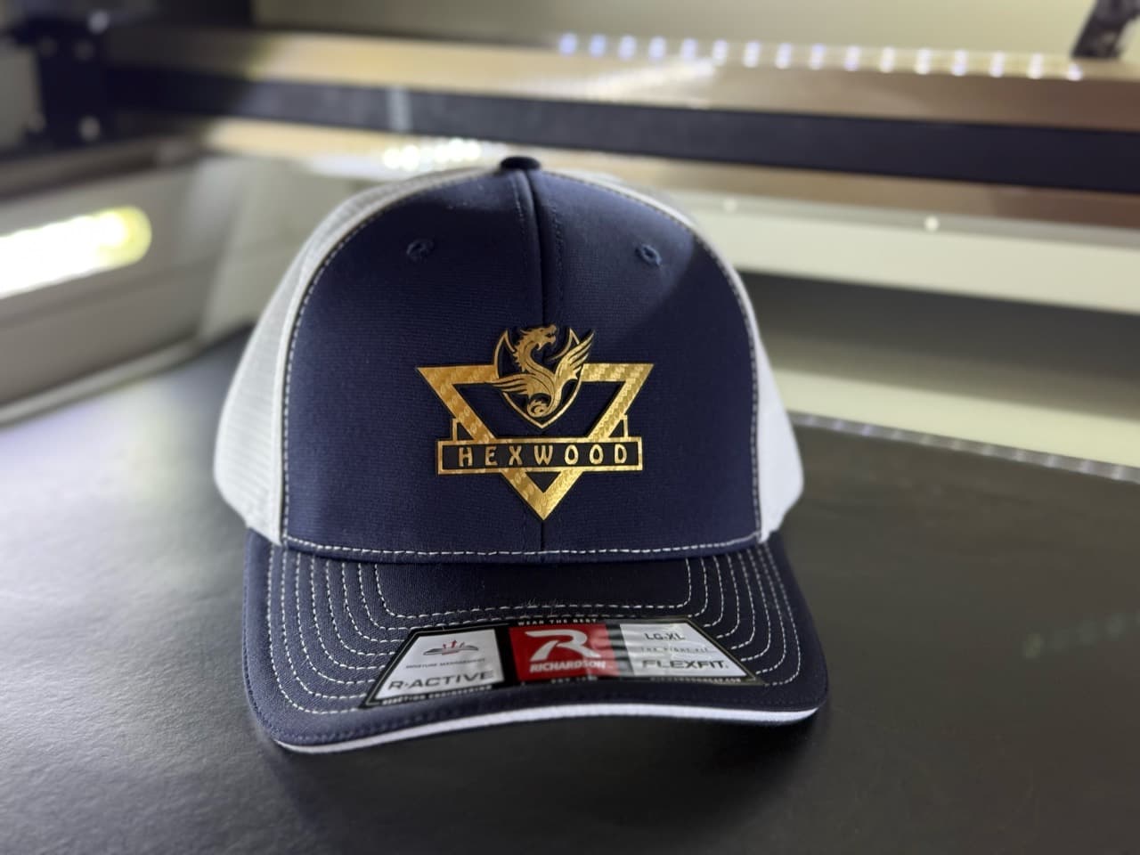 Crest Boat Edition (Navy/White, 172 Flex Fit LG-XL)