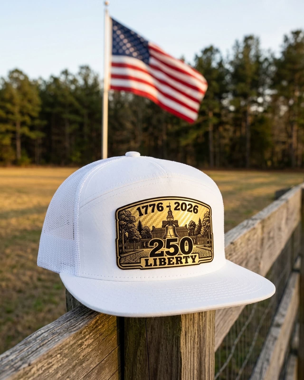 Liberty 250 hat outdoors