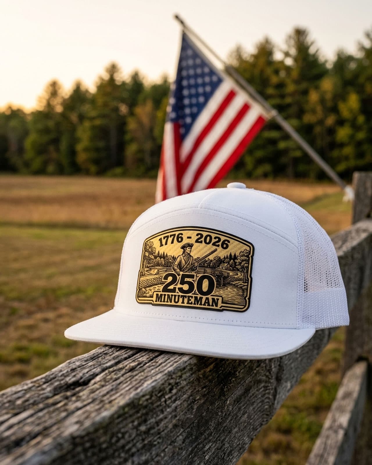 Minuteman 250 hat outdoors